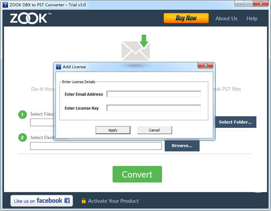 ZOOK DBX to PST Converter(DBXPSTת) V3.0 ԰