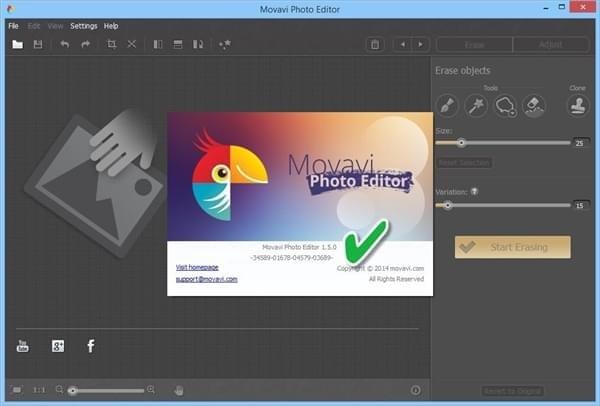 Movavi Photo Editor(Ƭ༭) V5.7.0 ƽ