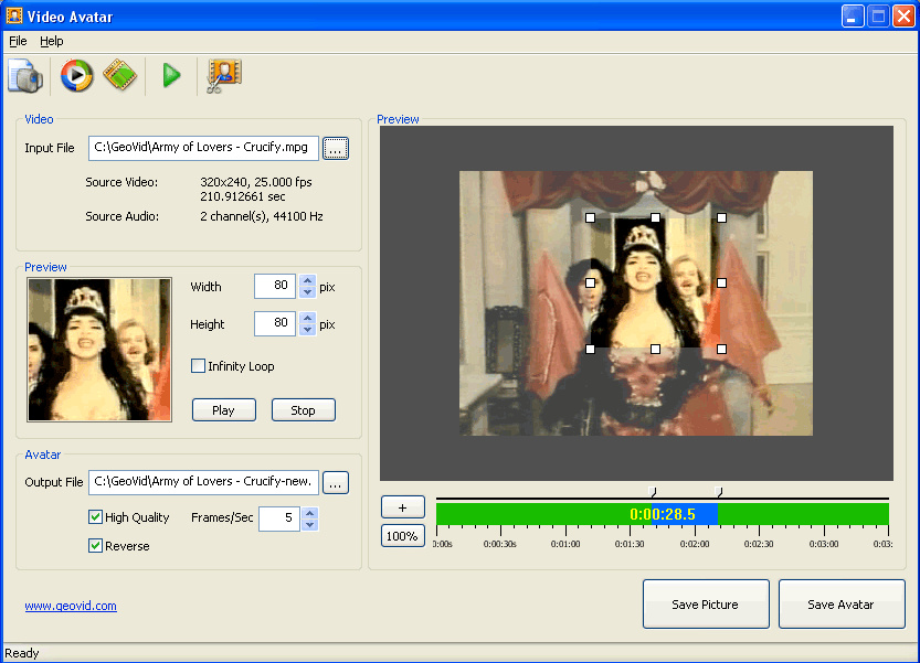 GeoVid Video Avatar(Ƶתgif) V3.0.0.94 ԰