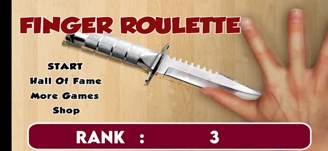Finger Knife Roulette Ѱ