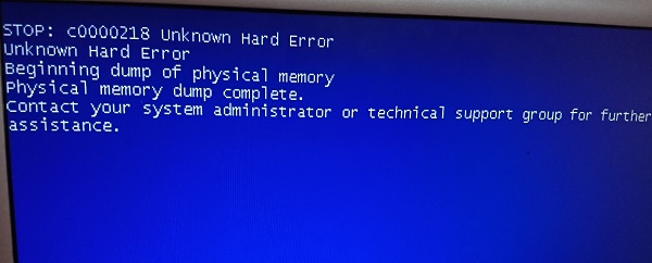 unknown hard errorʲô˼Win10