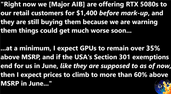 ���۳���ûϷ��RTX 5080�۸�Ҫ���ǣ���ԭ�����ٸ�60%