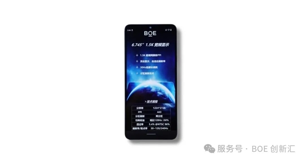 LCDΪūƳ6.745Ӣ1.5K߶LCD1500nit446PPI