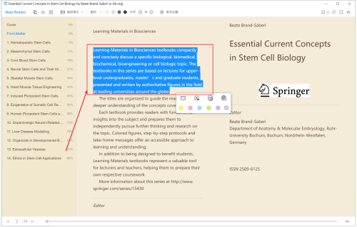 Neat ReaderθʾEPUBı