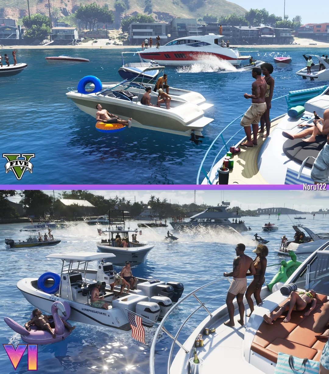 粉丝用《给他爱5》重现《GTA6》官方截图