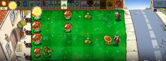 ��ֲ���ս��ʬ�ӽ��桷�ڿ�С����ʬ����