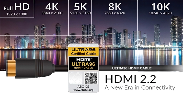 96Gbps�����ɾ�500Hz����ˢ��Ϸ��HDMI 2.2 Ultra96�����߼�������