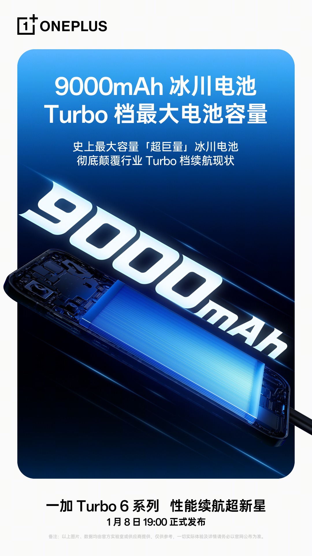 ������+ǿ�����ܣ�һ�� Turbo 6ϵ�д���9000mAh���