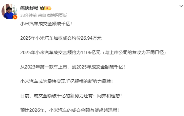 ��Ϣ��2025��С�������ɽ���ǧ�ڣ��ɽ�����26.94��Ԫ