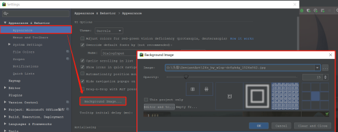 PyCharm����Զ��屳��ͼƬ��PyCharm�Զ��屳��ͼƬ�ķ���