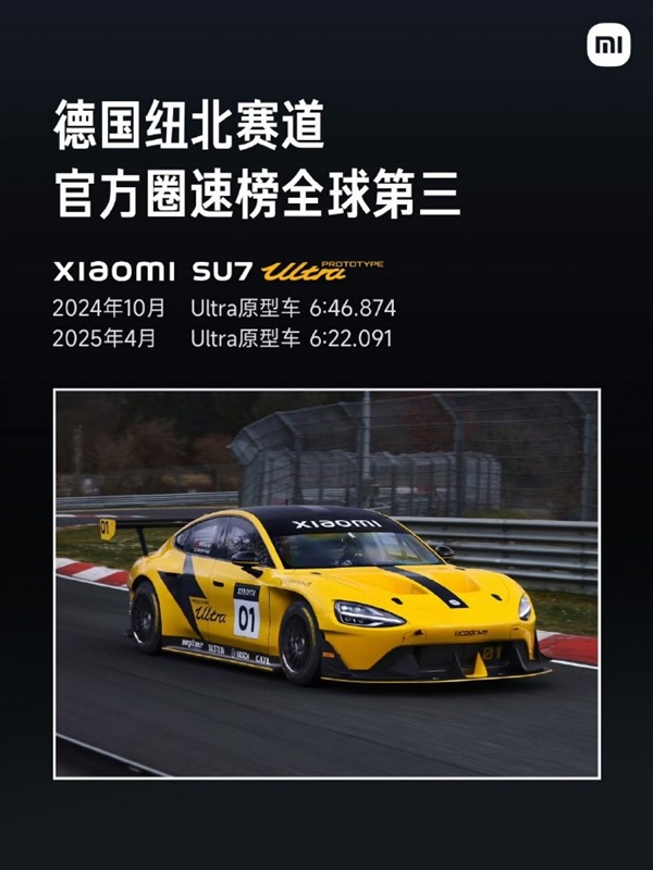 ���е��������ҵ���ȣ��׾���С��SU7 Ultra������Ŧ�������綯����¼ ���ܱ�ʱ��919