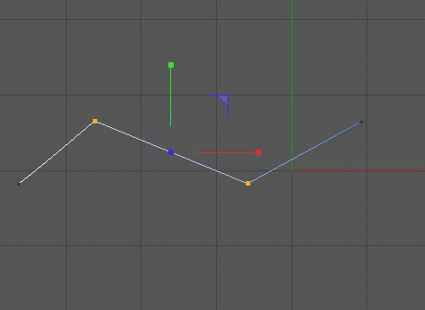 C4D���������ߵ�������ô�ŵ�ͬһˮƽֱ����