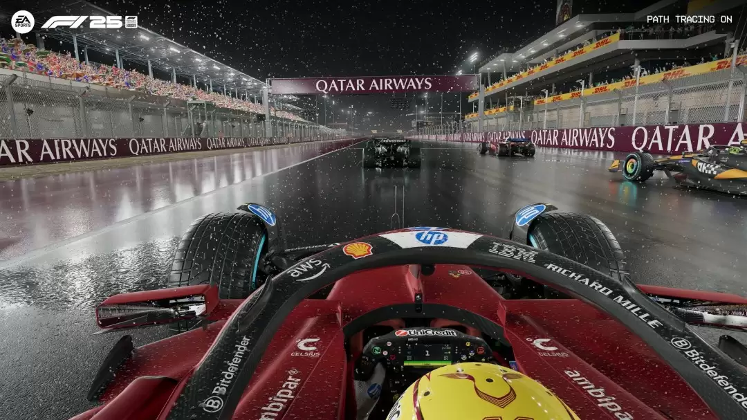 ��F1 25����PS5 Pro����ͨȫ·��׷�� 4K30֡���ʾ��� ��սPC������׷