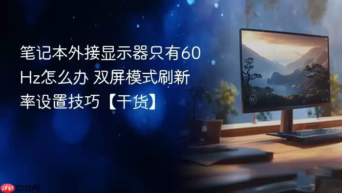 �ʼǱ������ʾ��ֻ��60Hz��ô�� ˫��ģʽˢ�������ü��ɡ��ɻ���
