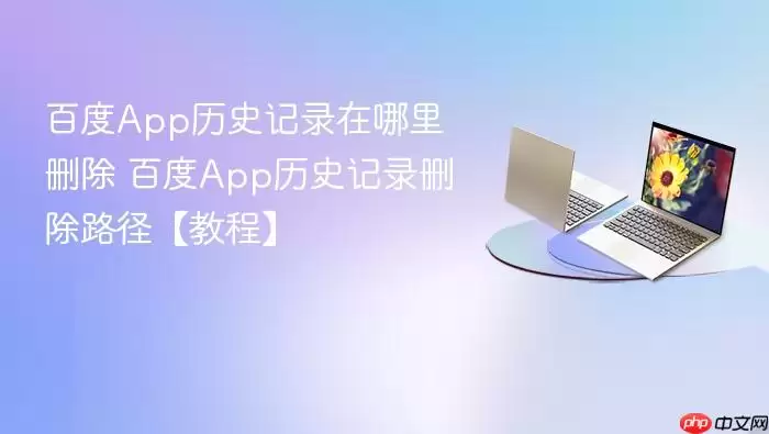 �ٶ�App��ʷ��¼������ɾ�� �ٶ�App��ʷ��¼ɾ��·�����̡̳�