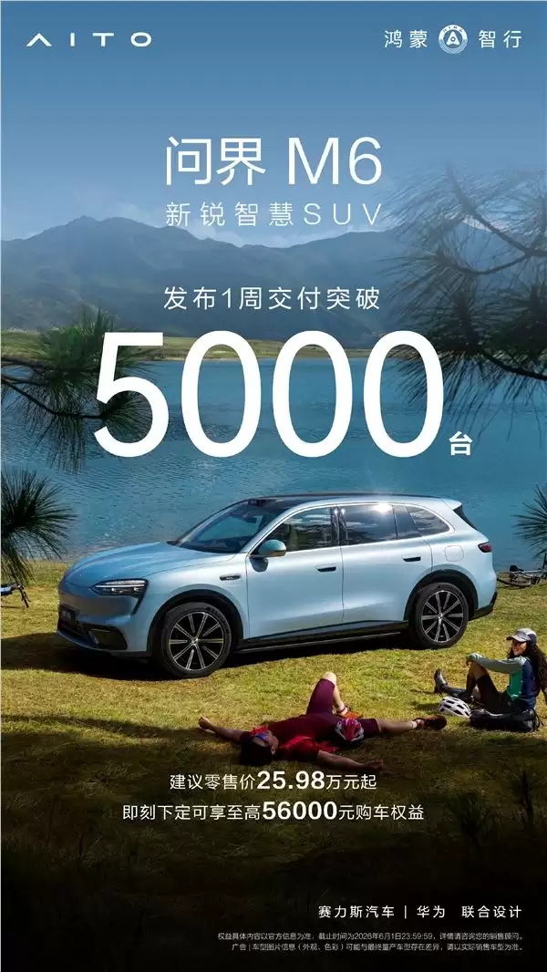 ��������4�½���32759̨���ʽ�M6���м����15���Ӵ�����һ�ܽ���5000̨