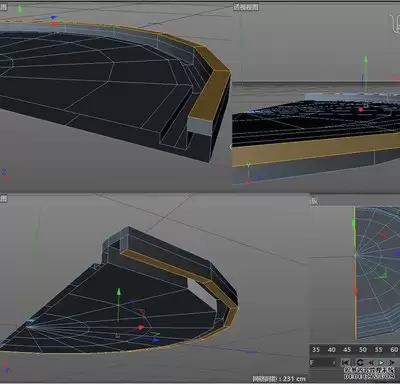 C4D�Գƽ�ģ������ϸ�ֲ���������Ľ������