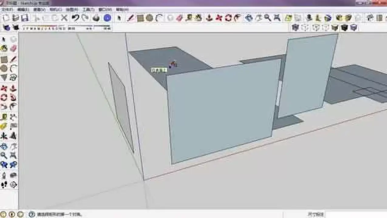 SketchUp��ͼ��ʦ��ǽ�彨ģ�̳�