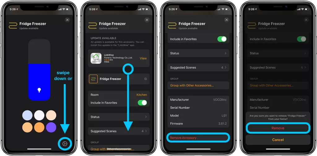 ��δӼ�ͥӦ�ó���ɾ��HomeKit���������ָ��