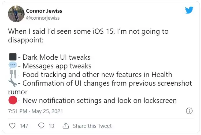 iOS 15�¹���ǰհ��ʳ��׷��������UI�������