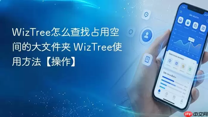 WizTree���Ҵ��ļ��пռ�ռ�ü�ʹ�ü���