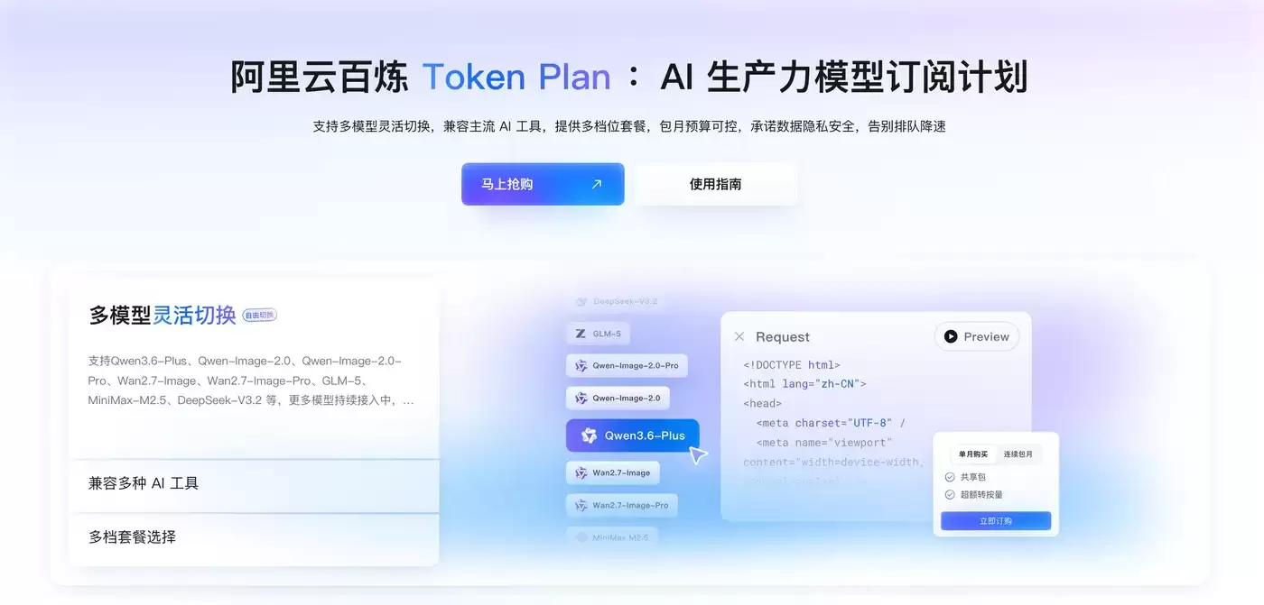 �����ư���Token Plan AI��ģ�Ͷ��ķ����ܽ���