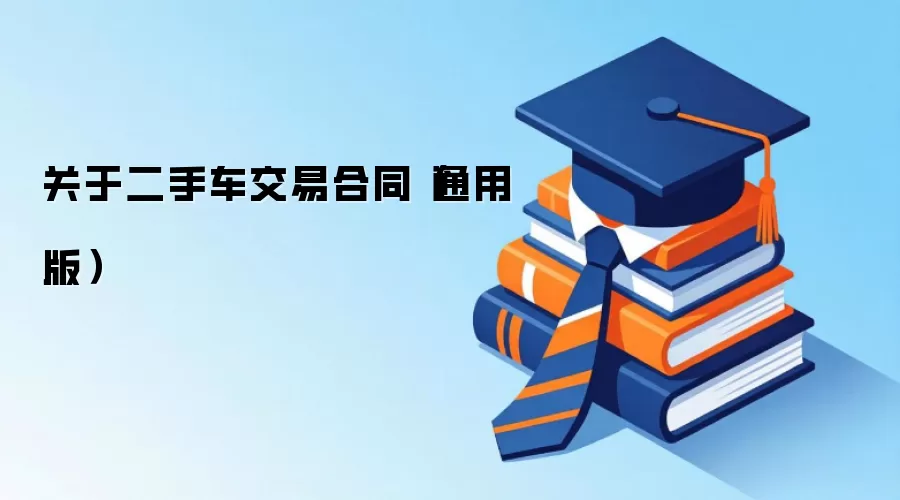 ���ڶ��ֳ����׺�ͬ��ͨ�ð棩
