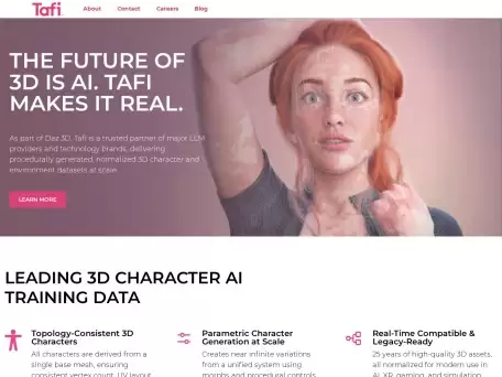 Tafi AI���ٴ����Զ���3D��ɫ�ķ�����̳�