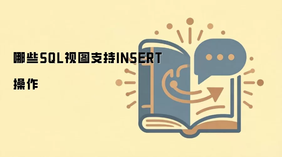 ֧��INSERT������SQL��ͼ����Щ����