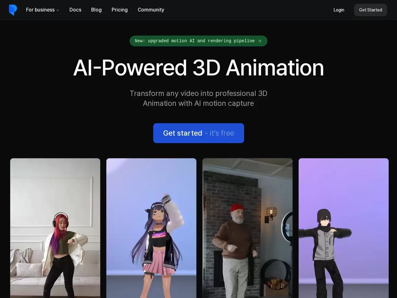 Plask.ai�˹�������Ƶ������3D��ģ�������