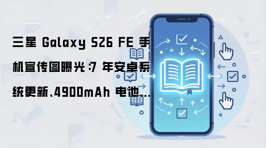 ����Galaxy S26 FE�ع⣺7��ϵͳ������4900mAh�������