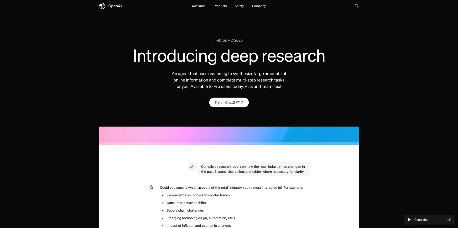OpenAI Deep Research�����壺�ಽ���о�������������