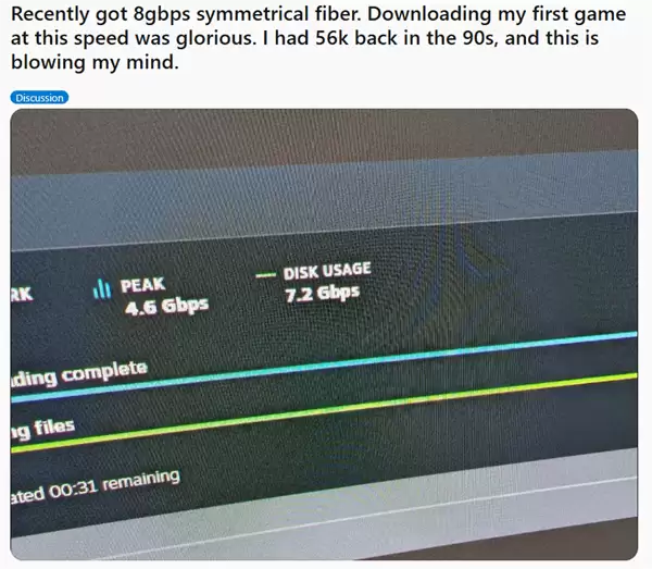 Gbps���˿�������ʵ�⣺1080P�ļ�3���������