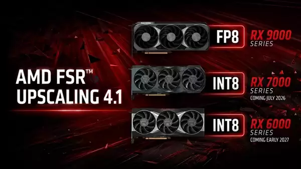 AMD FSR 4.1֧��RX 7000/6000ϵ�У�7���׷����Ͽ���������