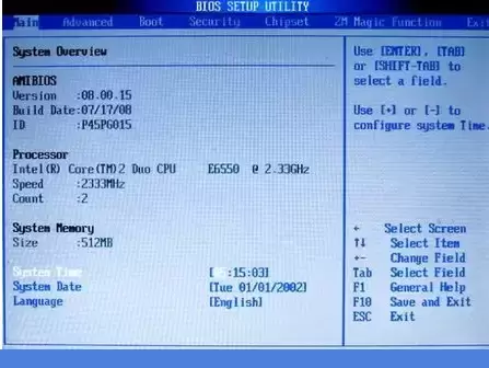 BIOS��Ӣ�Ķ��ձ����ӻ������õ���Ƶ����������ָ��