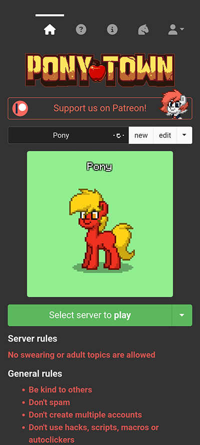 ponytown v1.1