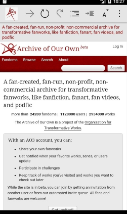 ao3 Home | Archive of Our Own2024° 1.75