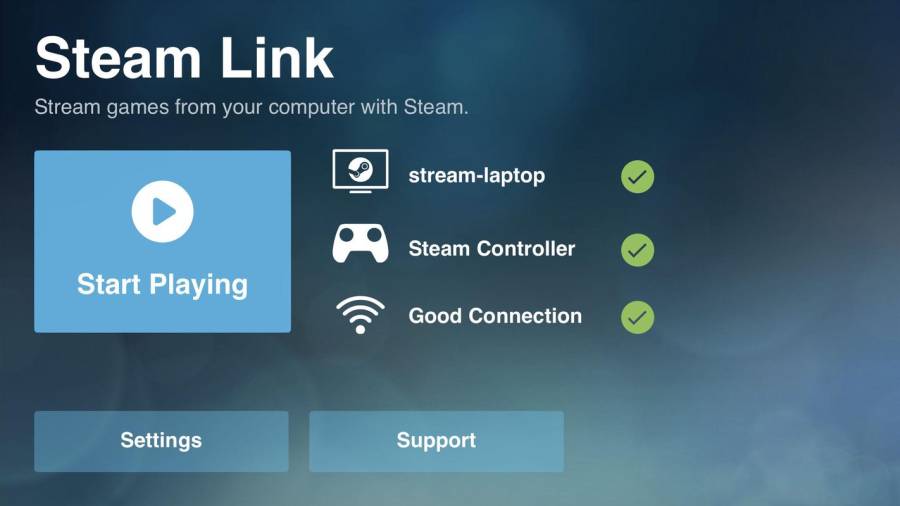 SteamLink app 1.85