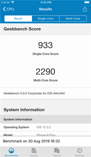 Geekbench5Թ߹ 5.5.1