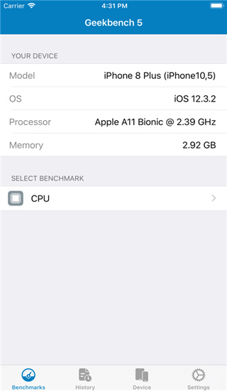 Geekbench5Թ߹ 5.5.1