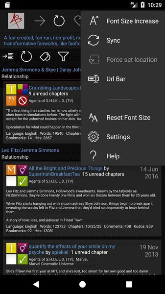 AO3app v1.0