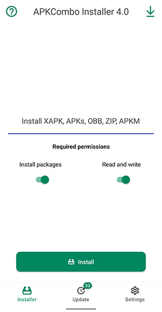 APKcombo installer v4.0
