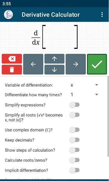 Derivative Calculator v1.2.1.28
