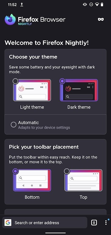 Firefox Nightly v122.0a1