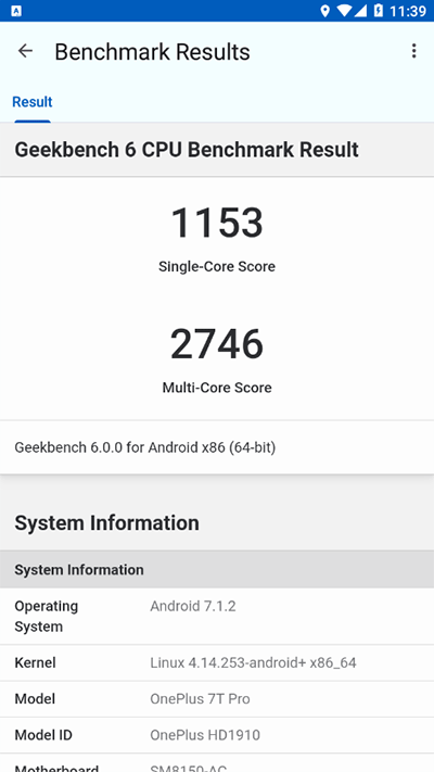 Geekbench v6.2.0