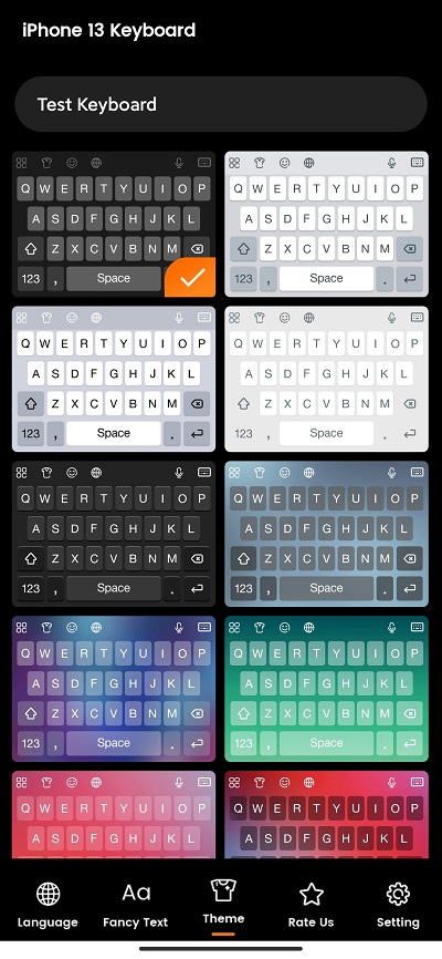 Keyboard For Iphone v1.0.1