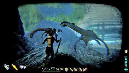 方舟:生存进化-起源mod实况#48：捕获蛇颈龙与灯笼鱼！